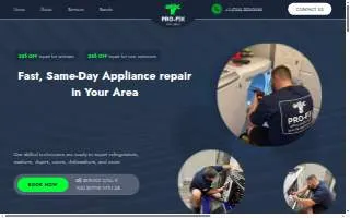 Pro-Fix Appliance website