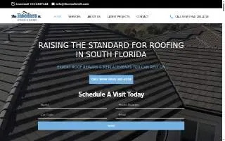 The Roofers FL of Hollywood website
