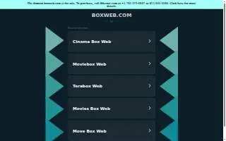 Boxweb website