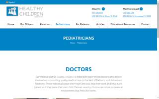 Healthy Children Pediatrics (Dr. Carmen M. Alfonzo)