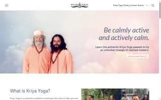 Kriya Yoga Institute website