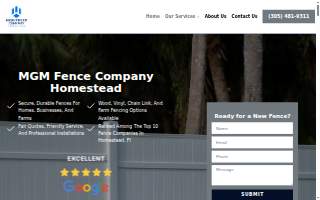 MGM Fence Company Homestead