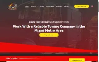 Mr. Woo Towing Service of Homestead website