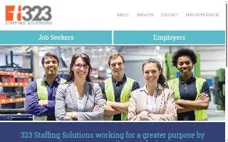 323 Staffing Solutions website