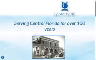 Carey Hand Colonial Funeral Home website