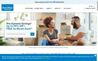 SmartStop Self Storage of Horizon West website