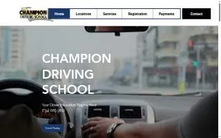 A Champion Driving School of Hunters Creek website