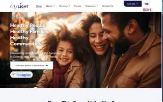 CityLight Counseling website