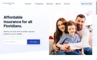 Cooper Taxes & Insurance website