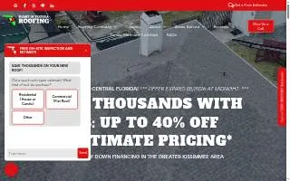 Heart Of Florida Roofing website