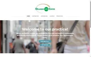 Orlando Eye Center website