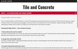 Seg 20 Tile & Concrete