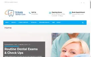 Teran Dental Care website