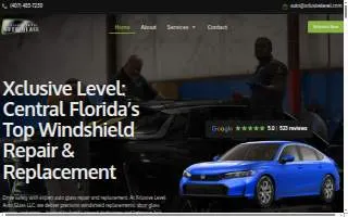 Xclusive Level Auto Glass of Hunters Creek website