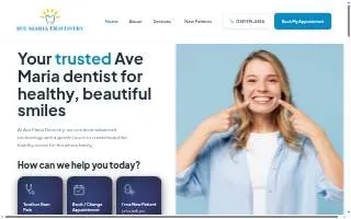 Ave Maria Dentistry website