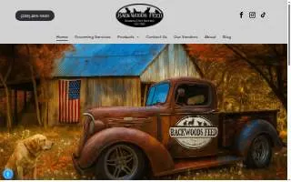 Backwoods Feed & Grooming website