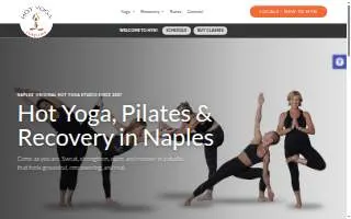 Hot Yoga Naples website