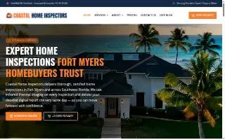Coastal Home Inspectors website
