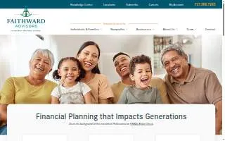 Faithward Advisors, LLC of Iona website