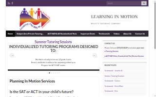 Learning In Motion
