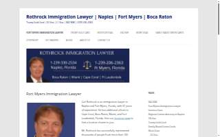Rothrock Immigration Lawyer Fort Myers