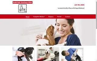 South Gate Veterinary Clinic website