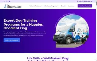 The Dog Wizard Sarasota website