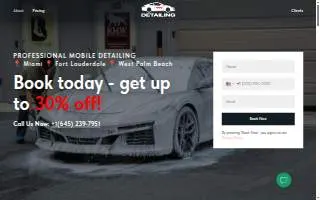 777 Detailing of Miami Gardens website