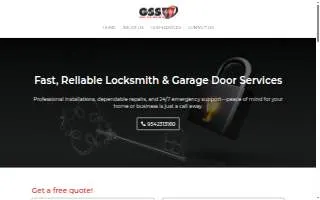 GSS Locksmith website