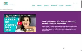 Miami Speech Institute LLC of Ives Estates website