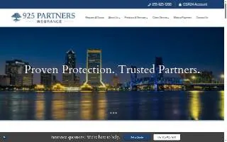 925 Partners Insurance Agency website