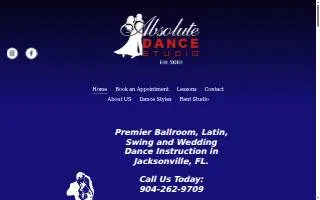 Absolute Dance Studio website