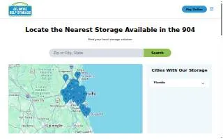Atlantic Self Storage of Jacksonville website