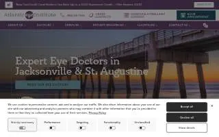 Atlantic Eye Institute - Jacksonville Beach website