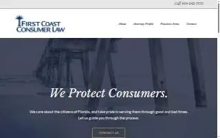 First Coast Consumer Law website