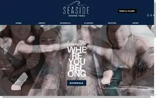 Seaside Power Yoga website