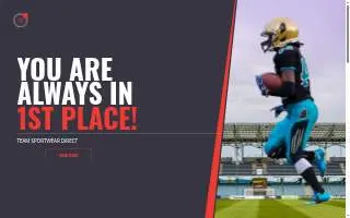 Team Sportswear Direct website