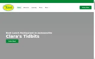 Clara's Tidbits Restaurant of Jacksonville website
