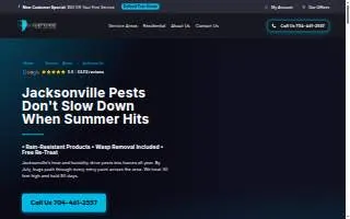 ClearDefense Pest Control of Jacksonville website