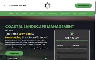 Coastal Landscape Management of Jacksonville website