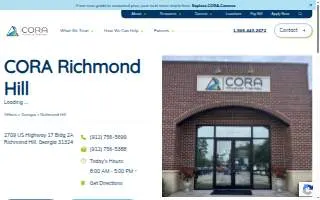 CORA Physical Therapy Regency website
