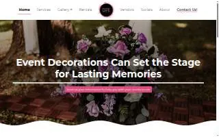 DreamWorld Prime Events LLC of Jacksonville website