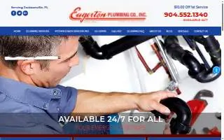 Eagerton Plumbing website