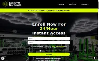 EnerGYM NorthJAX website