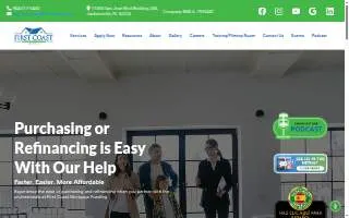First Coast Mortgage Funding of Jacksonville website