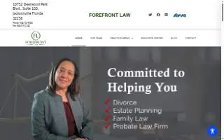 Forefront Law website