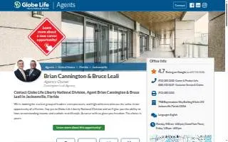 Globe Life Liberty National Division: Cannington-Leali Agency website
