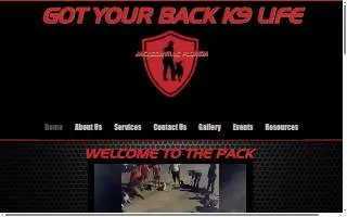 Got Your Back K9 Life of Jacksonville website