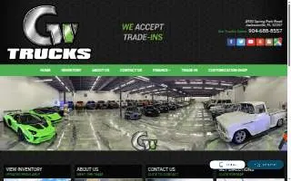GW Trucks website
