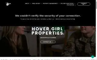 Hover Girl Properties website